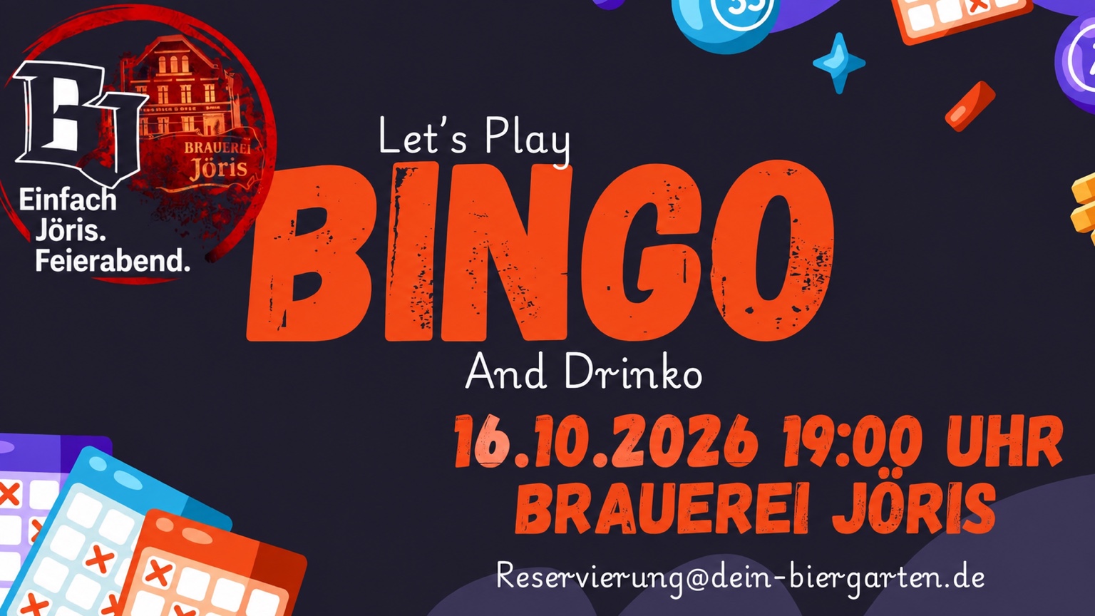 Plakat Bingo & Drinko