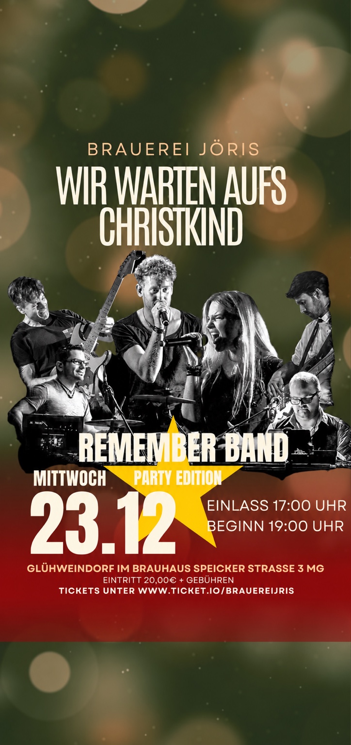 Plakat Wir warten aufs Christkind